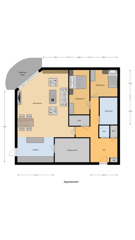 mediumsize floorplan